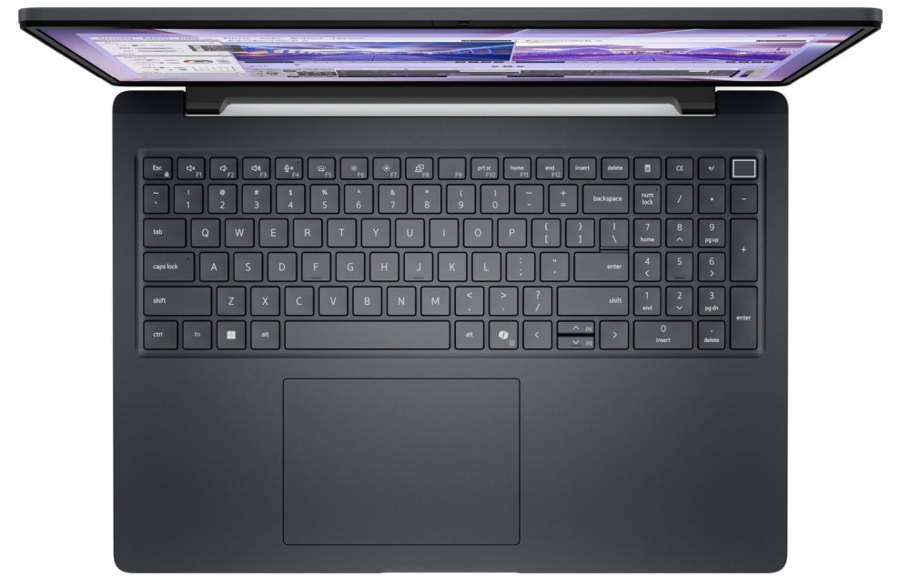 Dell Pro Max 16 MC16250, Intel Ultra 7 265H, vPro Enterprise (24MB, 16 ядра, до 5.30 GHz Turbo), 16" FHD+ LCD с 300 нита, 16GB: 2x8GB, DDR5, 5600 MT/s, 512GB, M.2 2230, Gen4, UMA графична карта, FHD HDR IR CAM, Wi-Fi 7, FPR, подсветка, Win 11 Pro