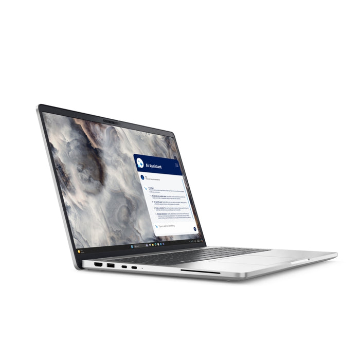 Dell Pro 16 Plus PB16250, Intel Ultra 5 236V vPro (40 TOPS NPU, 8 ядра, до 4.7 GHz), 16.0" FHD+ (1920x1200), AG 300 nit, 16 GB: LPDDR5x, 8533 MT/s (вградена), 512 GB SSD, Intel Arc graphics, FHD HDR + IR Cam, FPR, Wi-Fi 7, Backlit Kb, Ubuntu, 3-годишна га
