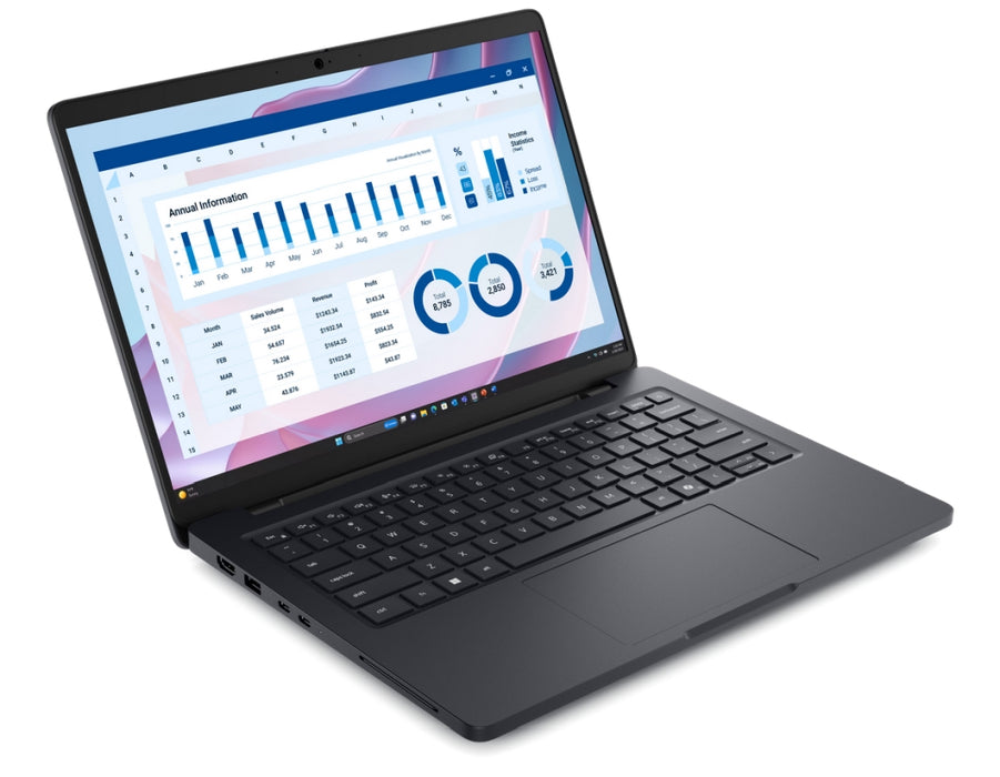 Dell Pro Max 14 MC14255, AMD Ryzen AI 7 PRO 350 (24MB кеш, 8 ядра, до 5.0GHz), 14" FHD+, LCD, 300 нита, 16GB: 1x16GB, LPDDR5x, 8000 MT/s, 512GB, SSD Gen4, интегрирана графика AMD Radeon, FHD HDR RGB камера, Wi-Fi 7, FPR, подсветка на клавиатурата, Win 11