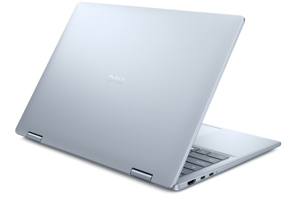 Dell 14 Plus 2-в-1 DB04250, Intel Ultra 5 226V (40 TOPS NPU, 8 ядра, до 4,5 GHz), 14" 16:10 FHD+(1920x1200) Touch 300nits WVA AG, 16GB, LPDDR5X, 8533MT/s (вграден), 512GB M.2 SSD PCIe, Intel Arc, FHD RGB и микрофон, Wi-Fi 7, FPR, Backlit Kb, Win 11 Pro
