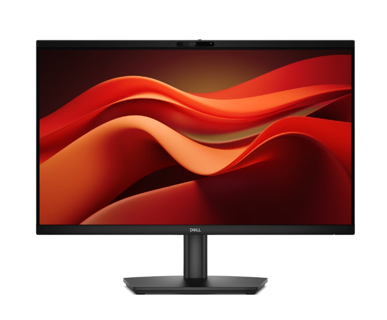 Dell E2426HB, 23.8" видеоконферентна връзка, FullHD (1920x1080) AG, IPS, 16:9, 5ms, 1000:1, 300 cd/m2, HDMI, DP, USB хъб, 5-мегапикселова камера, микрофон, 2x 3W високоговорителя, регулиране на височината, завъртане, въртене, накланяне, черен