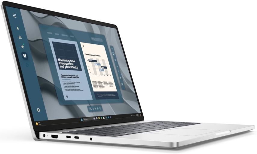 Лаптоп Dell - Pro 16 PC16255, 16'', FHD, Ryzen AI 5, 16GB/512GB, сребрист