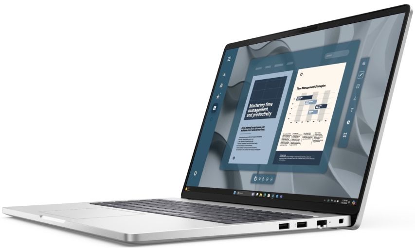 Лаптоп Dell - Pro 16 PC16255, 16'', FHD, Ryzen AI 5, 16GB/512GB, сребрист