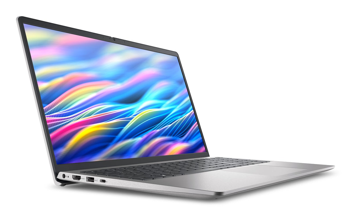 DELL DC15250 Intel® Core™ i7 i7-1355U лаптоп 39.6 см (15.6") Full HD 16 GB DDR4-SDRAM 1 TB SSD Wi-Fi 6 (802.11ax) Windows 11 Pro UK International Платинен, Сребърен