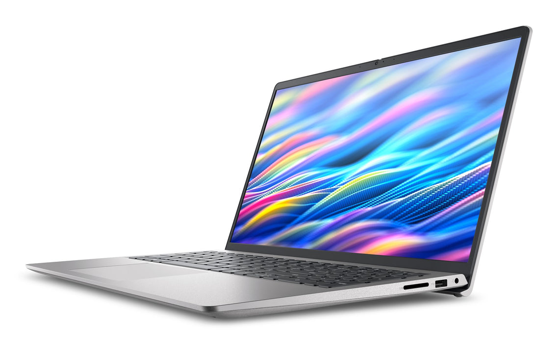 DELL DC15250 Intel® Core™ i7 i7-1355U лаптоп 39.6 см (15.6") Full HD 16 GB DDR4-SDRAM 1 TB SSD Wi-Fi 6 (802.11ax) Windows 11 Pro UK International Платинен, Сребърен