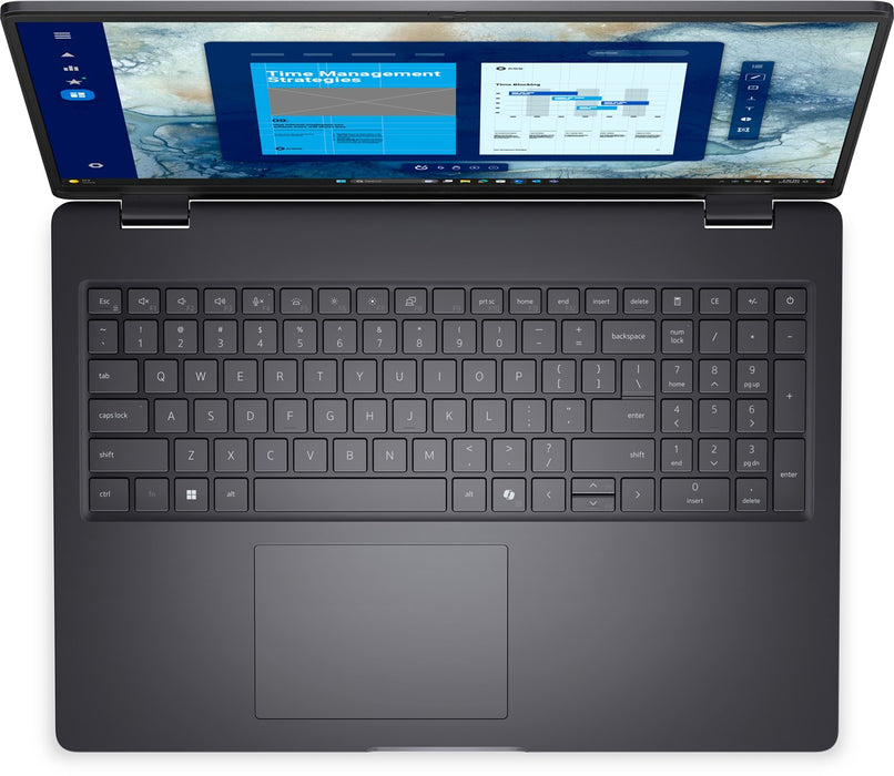 Лаптоп DELL Pro 16 PC16250 Intel Core 5 220U 40.6 см (16") Full HD+ 16 GB DDR5-SDRAM 512 GB SSD Wi-Fi 6E (802.11ax) Windows 11 Pro Черен