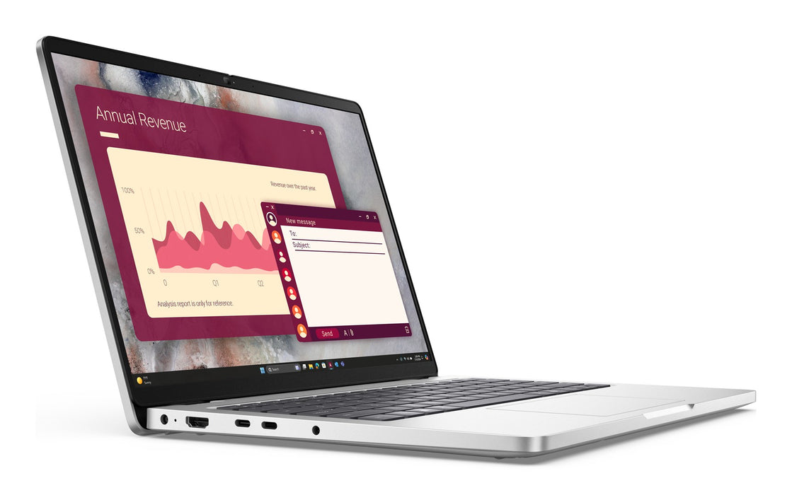 Лаптоп DELL Pro 14 PC14250 Intel Core Ultra 7 265U, 35.6 см (14"), Full HD+, 16 GB DDR5-SDRAM, 512 GB SSD, Wi-Fi 6E (802.11ax), Windows 11 Pro Platinum