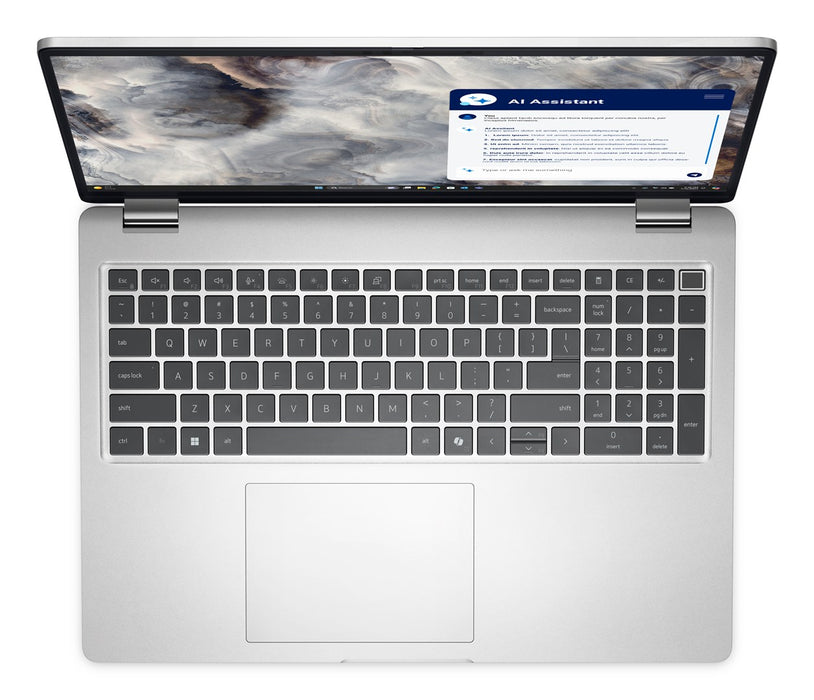 DELL Pro 16 Plus PB16250 Copilot+ PC Лаптоп с Intel Core Ultra 5 236V 40.6 см (16") Full HD+ 16 GB LPDDR5x-SDRAM 512 GB SSD Wi-Fi 7 (802.11be) Windows 11 Pro Алуминий