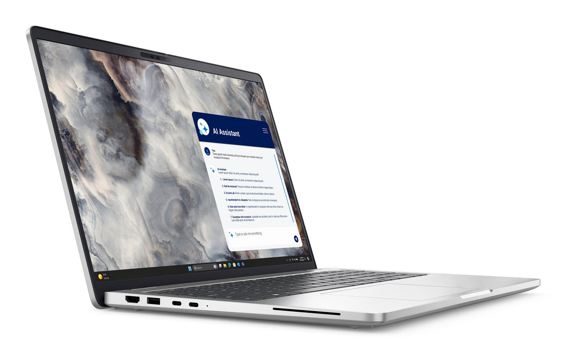 DELL Pro 16 Plus PB16250 Copilot+ PC Лаптоп с Intel Core Ultra 5 236V 40.6 см (16") Full HD+ 16 GB LPDDR5x-SDRAM 512 GB SSD Wi-Fi 7 (802.11be) Windows 11 Pro Алуминий