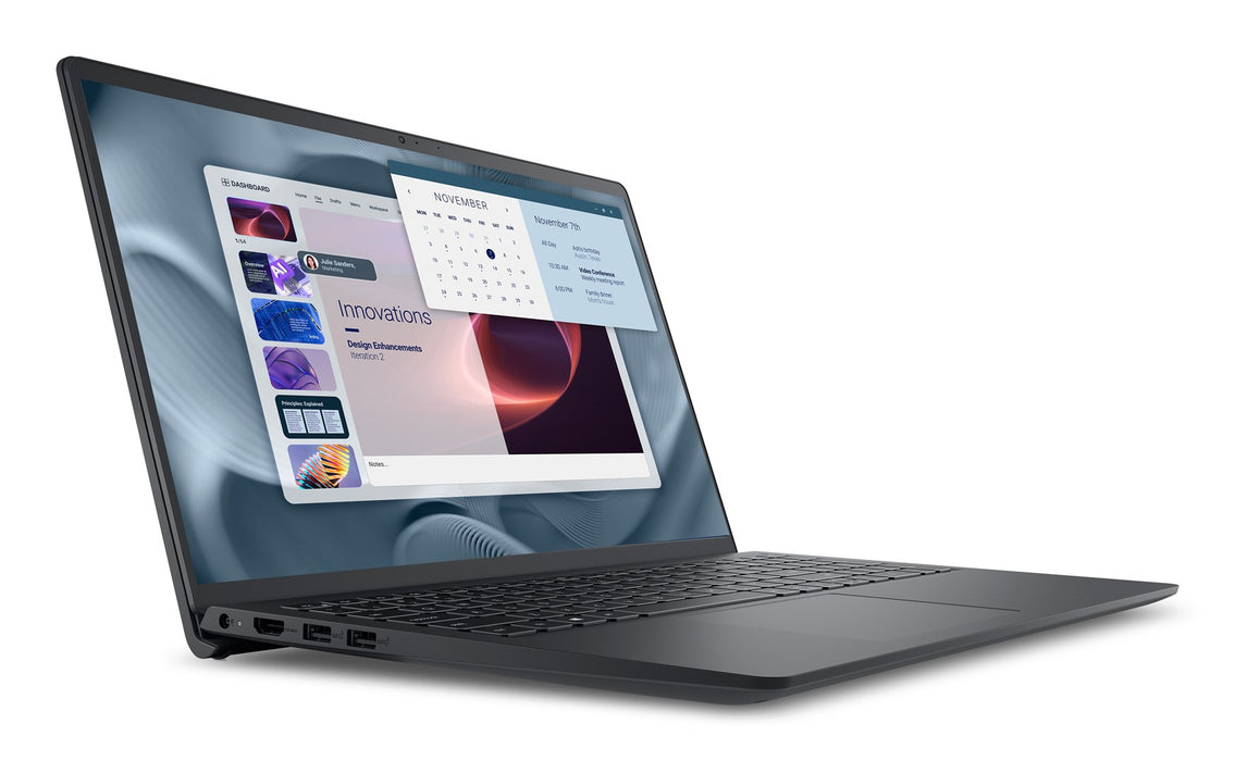 DELL Pro 15 Essential PV15250 Intel® Core™ i5 i5-1334U лаптоп 39.6 см (15.6") Full HD 8 GB DDR5-SDRAM 512 GB SSD Wi-Fi 6 (802.11ax) Windows 11 Pro Черен