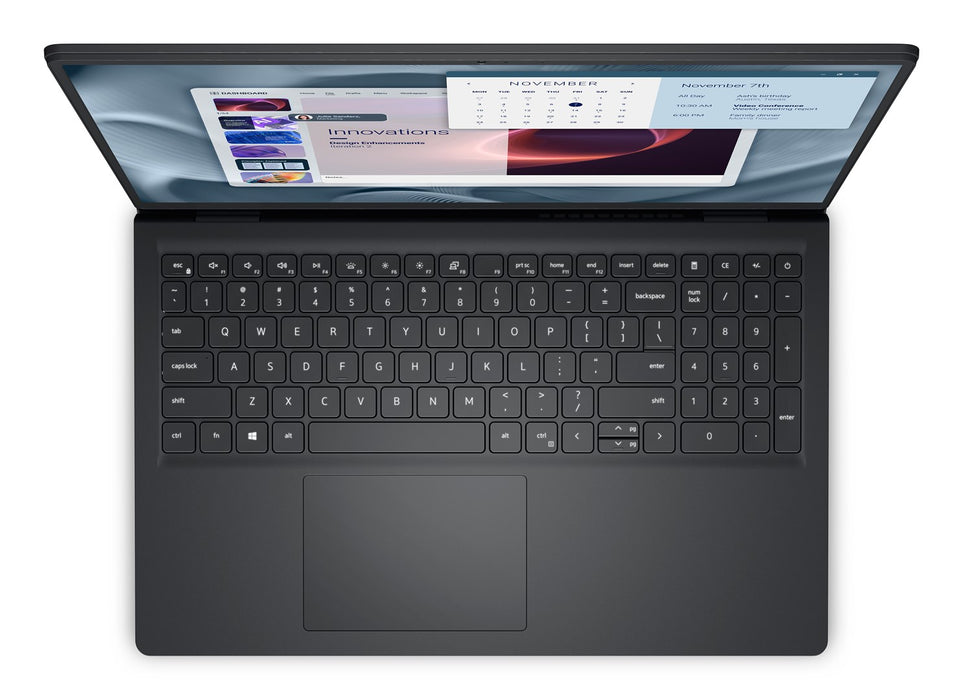 DELL Pro 15 Essential PV15250 Intel® Core™ i5 i5-1334U лаптоп 39.6 см (15.6") Full HD 8 GB DDR5-SDRAM 512 GB SSD Wi-Fi 6 (802.11ax) Windows 11 Pro Черен