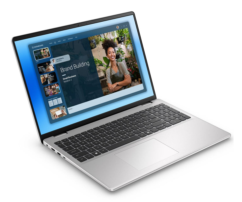 DELL DC16251 Лаптоп Intel Core 5 120U 40.6 см (16") Full HD+ 16 GB DDR5-SDRAM 512 GB SSD Wi-Fi 6E (802.11ax) Windows 11 Pro Platinum, Silver