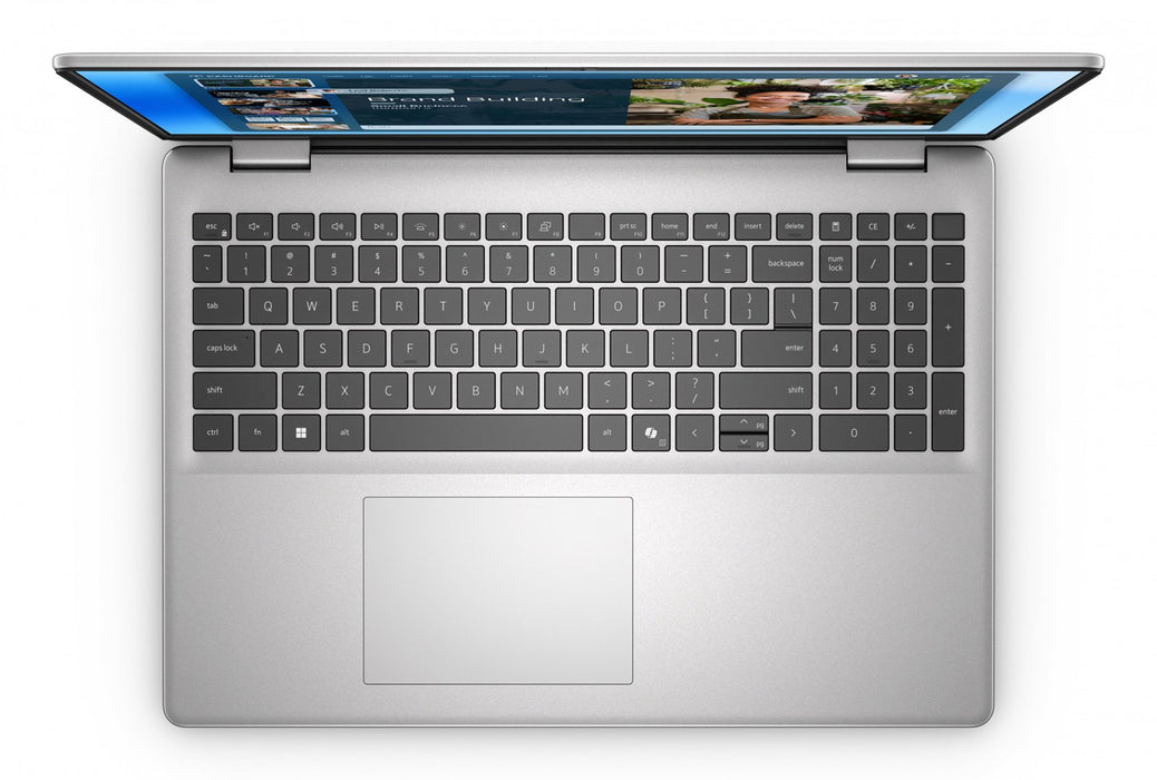 DELL DC16251 Лаптоп Intel Core 5 120U 40.6 см (16") Full HD+ 16 GB DDR5-SDRAM 512 GB SSD Wi-Fi 6E (802.11ax) Windows 11 Pro Platinum, Silver