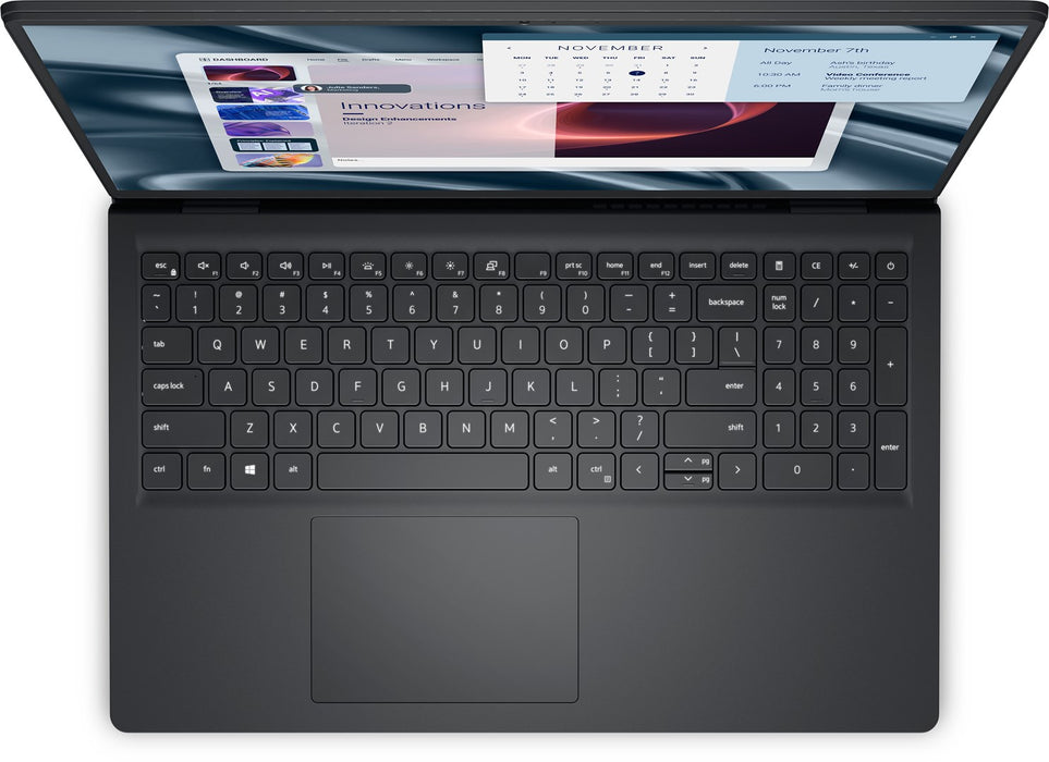 DELL PV15255 Лаптоп AMD Ryzen™ 5 7520U 39.6 см (15.6") Full HD 8 GB LPDDR5-SDRAM 512 GB SSD Wi-Fi 5 (802.11ac) Windows 11 Pro Черен