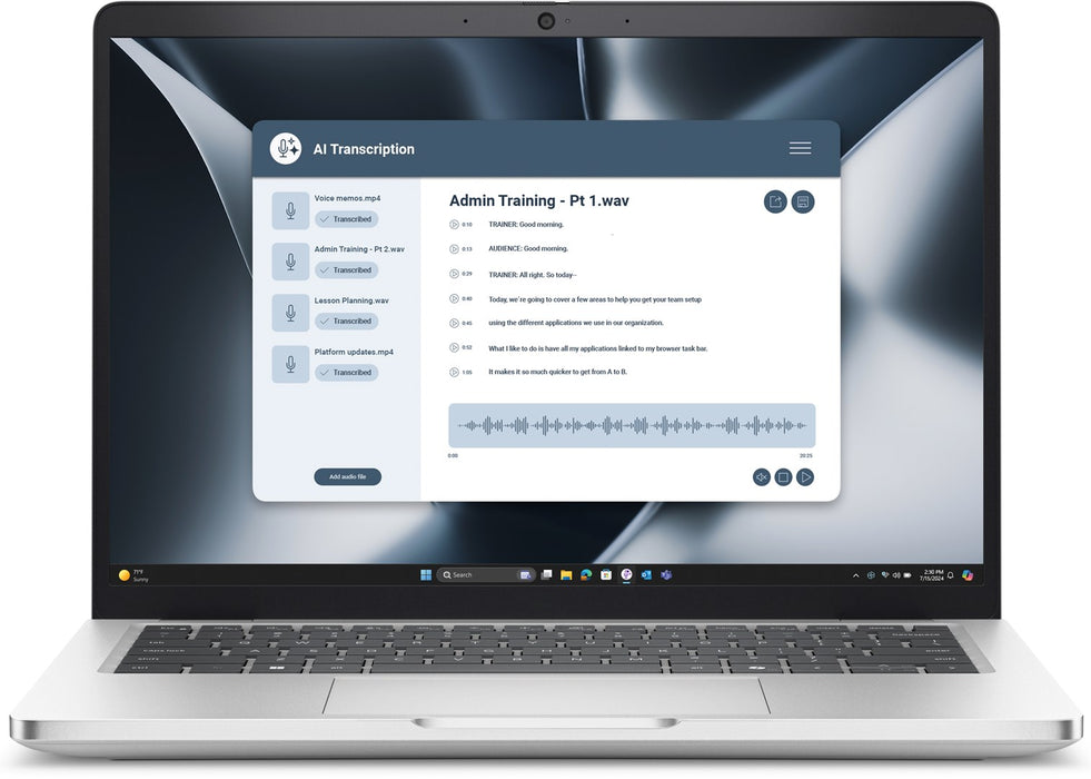DELL Pro 13 Plus PB13255 Лаптоп AMD Ryzen™ 5 PRO 230 33,8 см (13,3") Full HD+ 16 GB LPDDR5x-SDRAM 512 GB SSD Wi-Fi 7 (802.11be) Windows 11 Pro Алуминий
