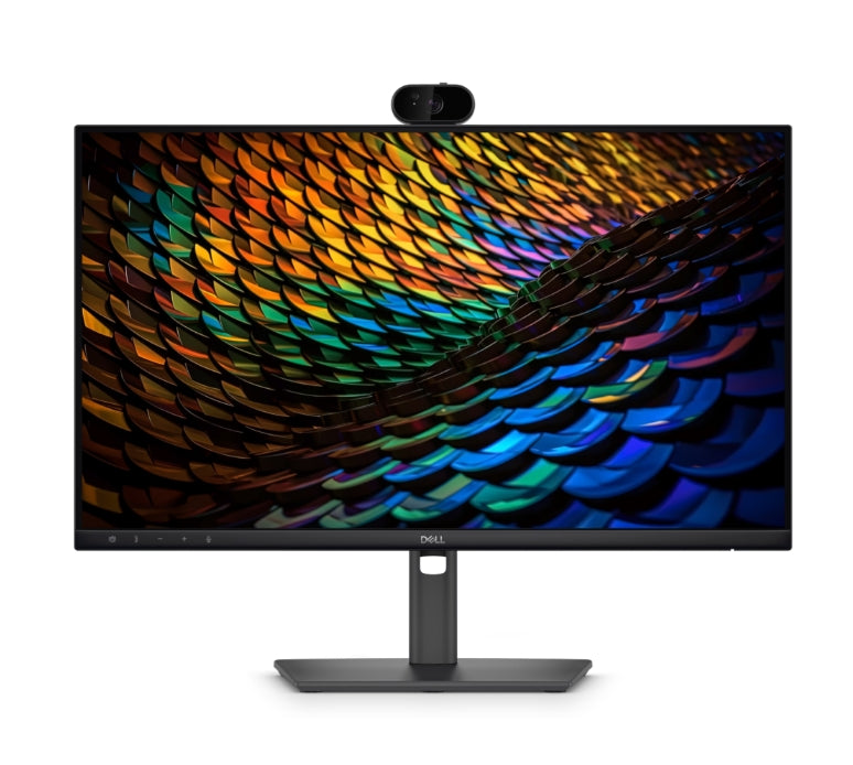 Dell P2426HEB, 23.8" конферентен монитор, IPS антирефлексно покритие, 5ms, 120 Hz, 1500:1, 300 cd/m2, FHD 1920x1080, 99% sRGB, HDMI, DisplayPort, USB-C хъб, RJ45, уеб камера, микрофон, разделители, KVM превключвател, PD 90W, регулируема височина, завъртан