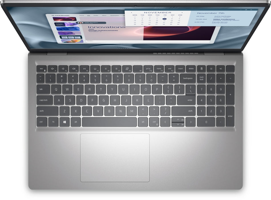 Dell Pro 15 Essential PV15250, Intel Core 3 100U (6 ядра, до 4.7 GHz), 15.6" FHD (1920x1080) 120Hz WVA AG, 8GB, 1x8GB, DDR5, 4400MT/s, 512GB M.2 PCIe NVMe, Intel UHD Graphics, HD RGB камера, Wi-Fi 6, FPR, BG kbd, Ubuntu, Platinum Silver, 3Y PS
