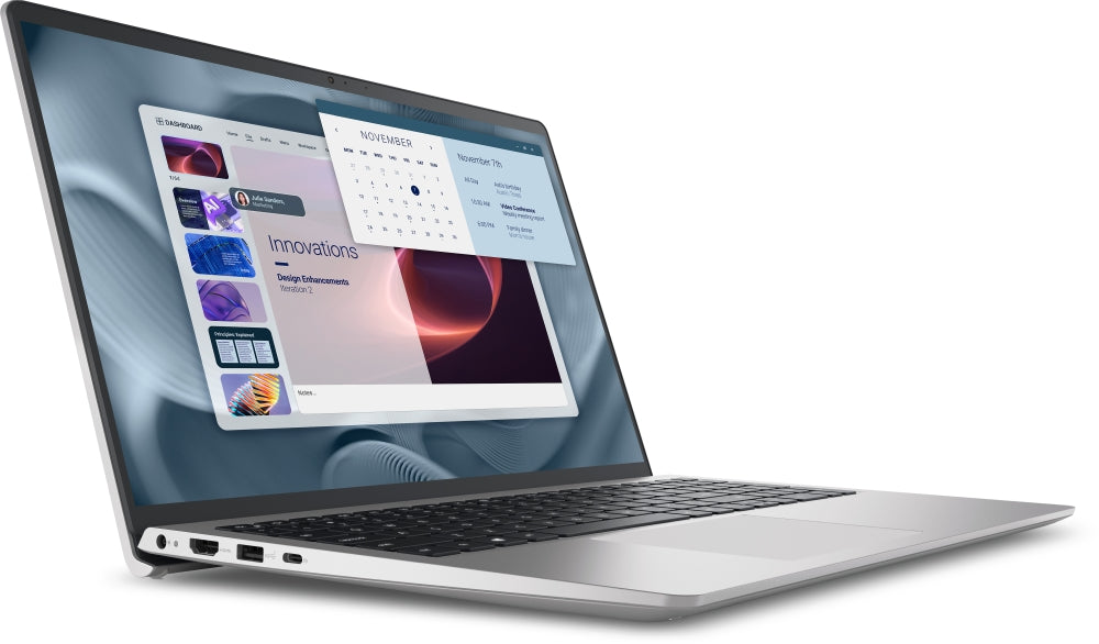 Dell Pro 15 Essential PV15250, Intel Core 3 100U (6 ядра, до 4.7 GHz), 15.6" FHD (1920x1080) 120Hz WVA AG, 8GB, 1x8GB, DDR5, 4400MT/s, 512GB M.2 PCIe NVMe, Intel UHD Graphics, HD RGB камера, Wi-Fi 6, FPR, BG kbd, Ubuntu, Platinum Silver, 3Y PS