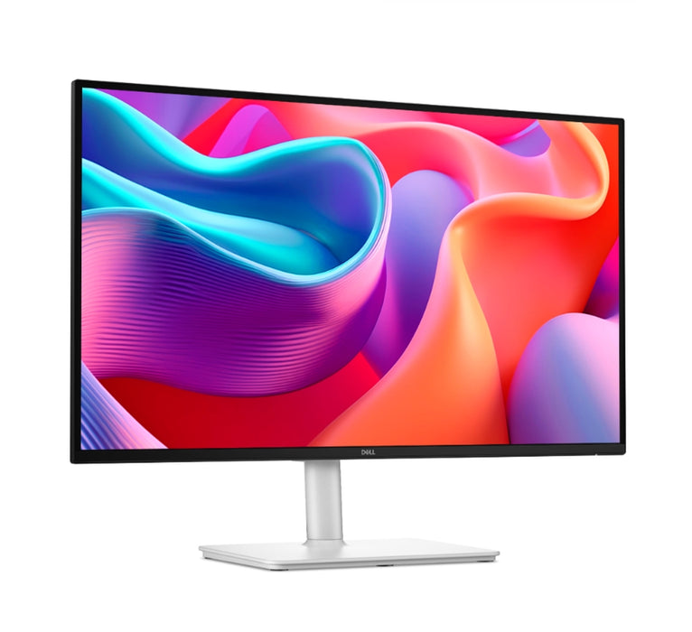 Dell S2725DC, 27" IPS AG, бял LED, 144Hz, 4ms, 1 ms MPRT, 1500:1, 350 cd/m2, QHD 2560x1440, 99% sRGB, AMD FreeSync, HDMI, DisplayPort, USB-C, USB хъб, високоговорители 2X3W, регулируема височина, завъртане, въртене, накланяне, бял