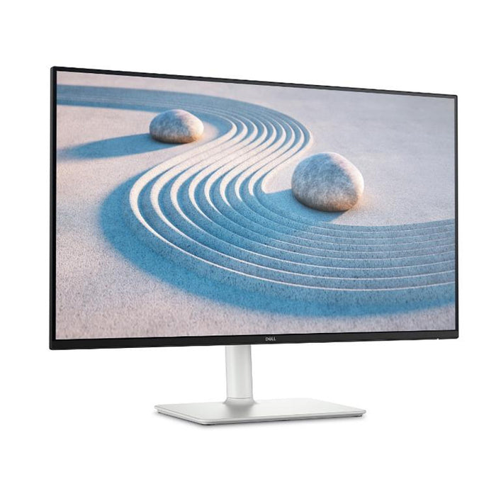 Dell S2725DS, 27" LED плосък екран, IPS AG, QHD 2560x1440, 99% sRGB, 4ms, 100Hz, 1500:1, 300 cd/m2, 2xHDMI, DisplayPort, високоговорители 2x5W, VRR, регулируема височина, завъртане, завъртане, наклон, Черно и сребристо