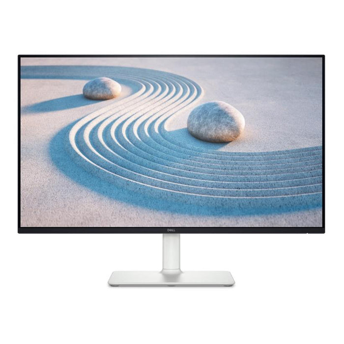 Dell S2725DS, 27" LED плосък екран, IPS AG, QHD 2560x1440, 99% sRGB, 4ms, 100Hz, 1500:1, 300 cd/m2, 2xHDMI, DisplayPort, високоговорители 2x5W, VRR, регулируема височина, завъртане, завъртане, наклон, Черно и сребристо