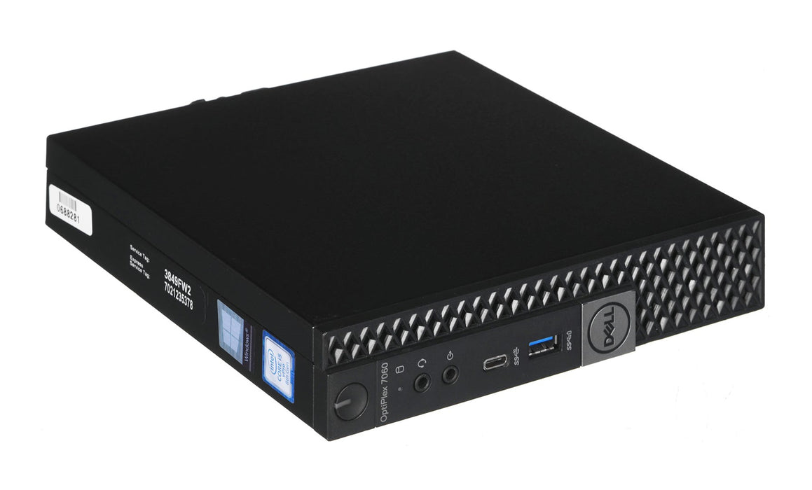 DELL OptiPlex 7060 Micro i5-8500T 16GB 512GB SSD micro SFF Win11pro Употребяван