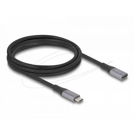 Delock Удължителен кабел USB-C 40 Gbps PD 240W 2 м сив