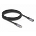 Delock Удължителен кабел USB-C 40 Gbps PD 240W 2 м сив