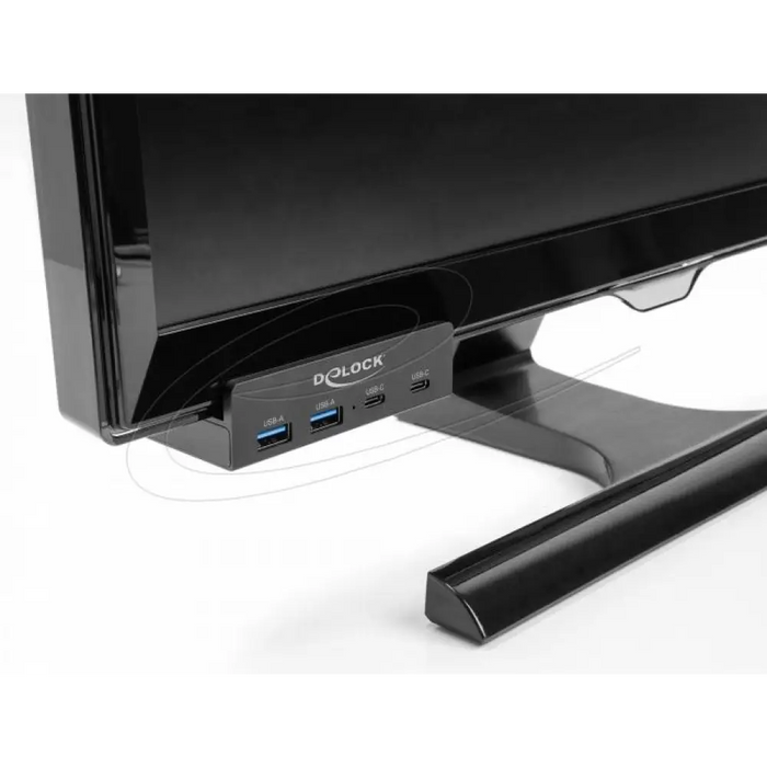 Delock USB Хъб 4 порта 5 Gbps 2 x USB-A 2 x USB-C
