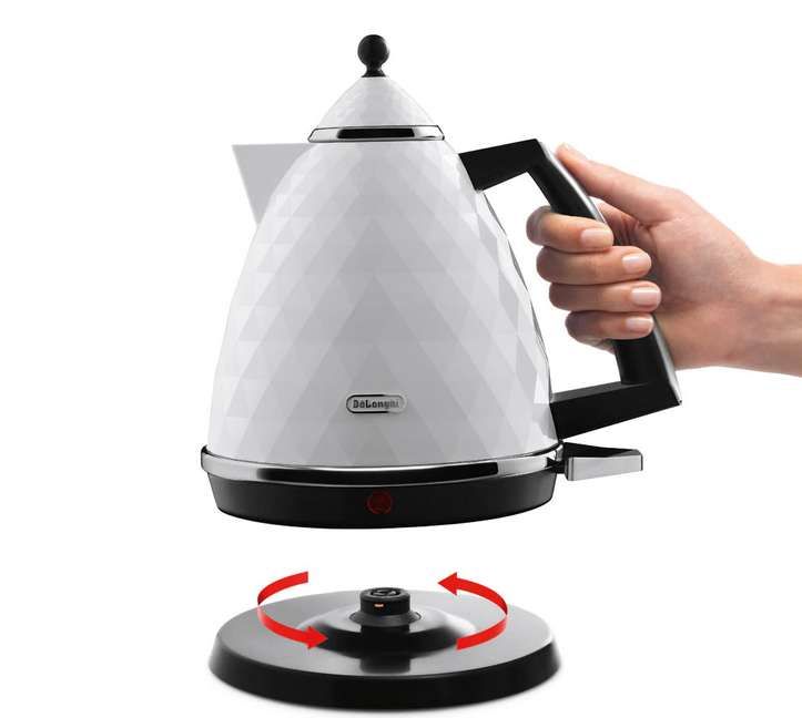 Електрическа кана DeLonghi KBJ2001.W Brillante