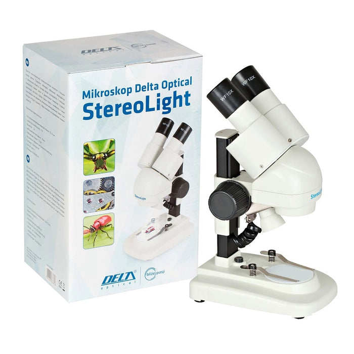Стереомикроскоп Delta Optical StereoLight бял