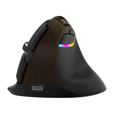 Ергономична мишка Delux M618Mini Gold (USB / Bluetooth / 2.4G)
