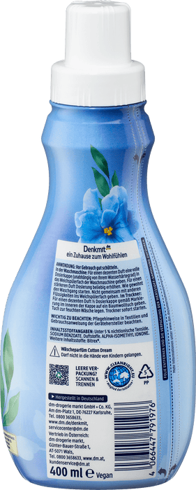 Ароматизатор за пране Cotton Dream, 400 Милиметър