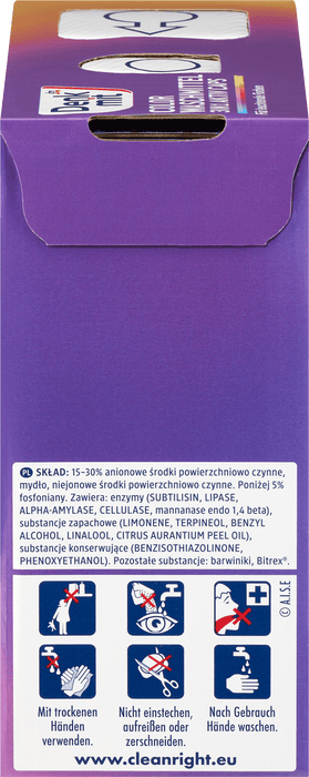 Капсули за цветно пране 3 в 1 Aktiv, (22 пранета x 27g), 594 g