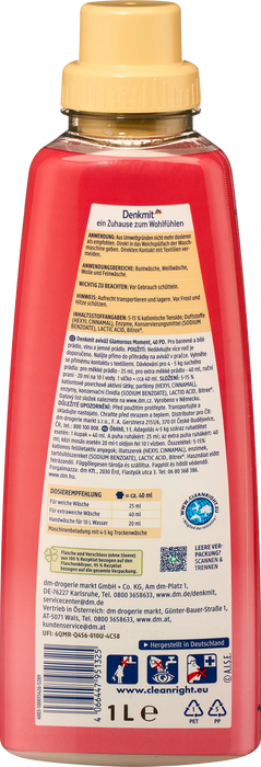 Омекотител Glamorous Moment, 40 пранета, 1 l