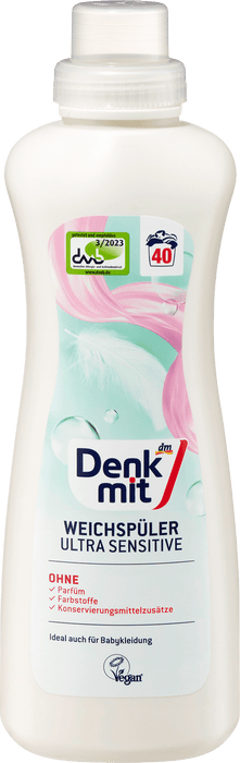 Омекотител Ultra Sensitive, 40 пранета, 1 l