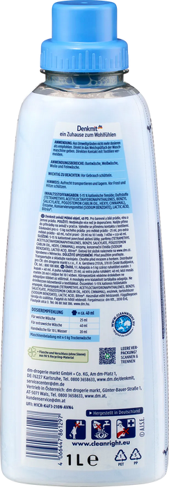 Омекотител за дрехи Soft Embrace, 40 пранета, 1 l