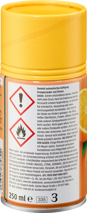 Пълнител за ароматизатор Портокал, 250 ml