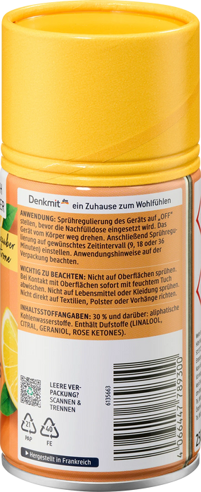 Пълнител за ароматизатор Портокал, 250 ml