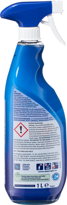 Почистващ препарат за баня, 1 l