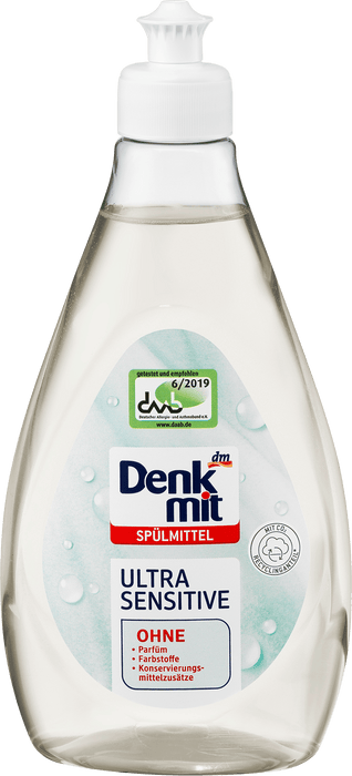 Препарат за миене на съдове Ultra Sensitive, 500 ml