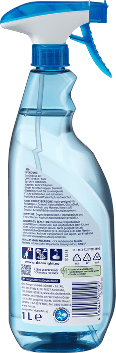 Препарат за почистване на стъкло, 1 l
