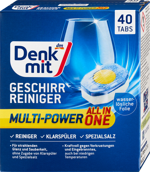 Таблетки за миялна машина Multi Power 12, 40x21g, 840 g