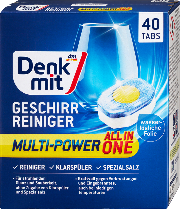 Таблетки за миялна машина Multi Power 12, 40x21g, 840 g