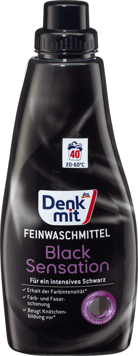 Течен перилен препарат Black Sensation, 40 пранета, 1 000 ml