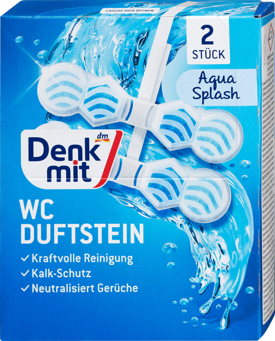 Тоалетно блокче Aqua Splash, 2x48g, 2 бр