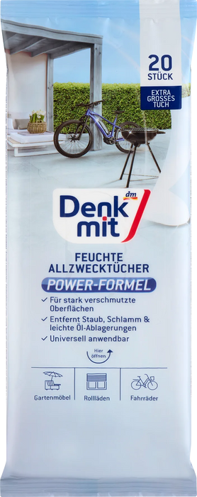 Универсални влажни кърпички Power Formel, 20 бр