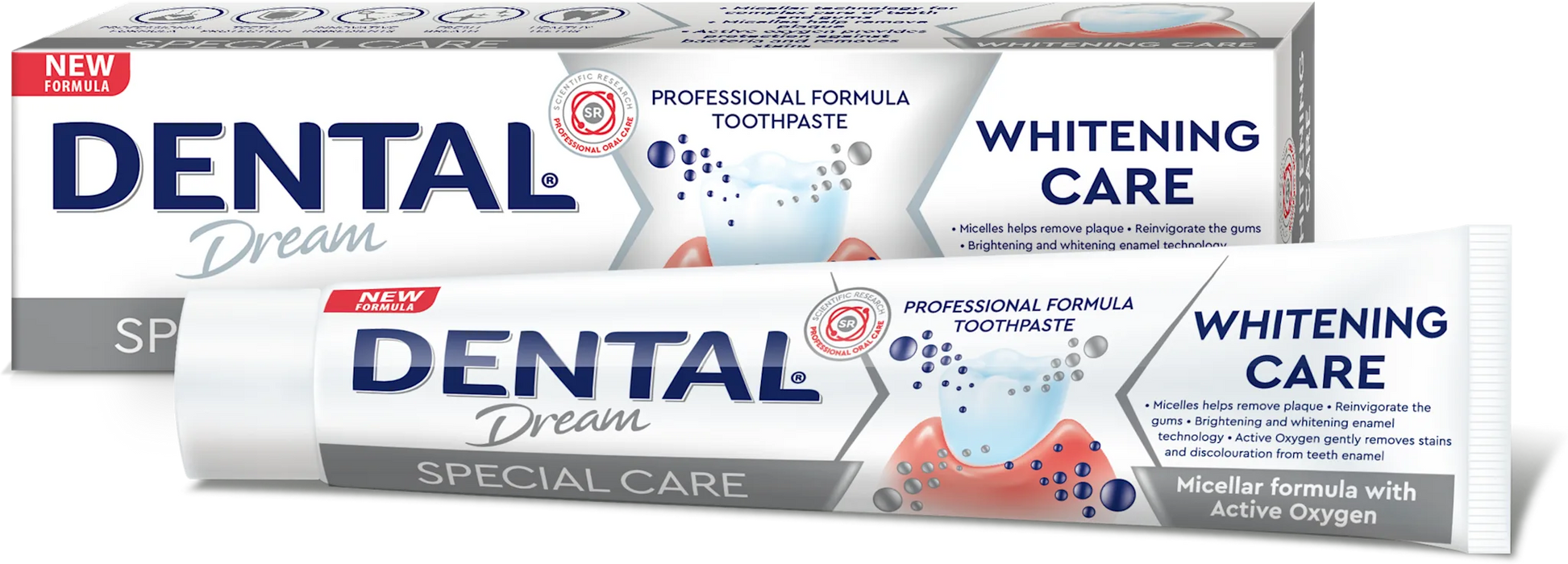 Паста за зъби DDSC Whitening care, 75 ml