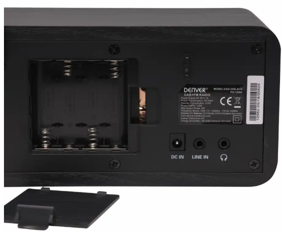 Denver DAB-30B AM/FM радио, черно