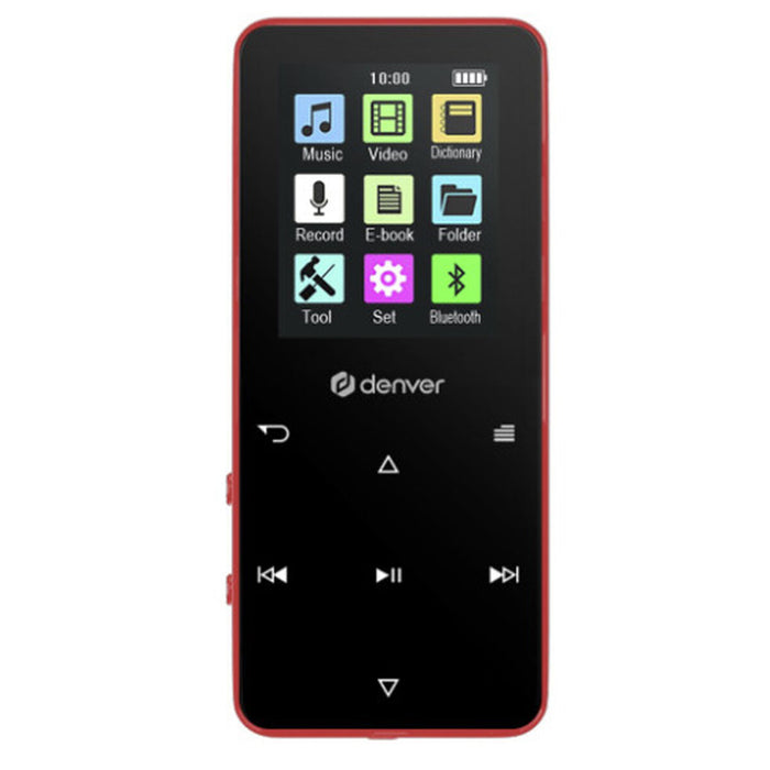 MP4 плейър Denver Electronics MP-1830R 1,8" 8 GB Bluetooth Червен